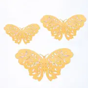 3D Butterfly DIY Wall Decal Removable Sticker Wedding Nursery Home Decor Gold A