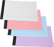 Generic Legal Pad Notepad A5 Size 4 Pack Tearable Memo Pad Time Plan Notebooks Office Supplies School Notebook