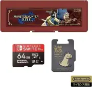 Monster Hunter Rise microSD Card 64GB + Card Case 6 for Nintendo Switch Japan
