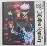 ENSKY Jigsaw Anime Puzzle JUJUTSU KAISEN Colorful 500 piece, 18x 24 in New