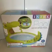 Intex Gator Spray Pool 78"X63"X36" Swimming Pool Inflatable Float Fast Shipping
