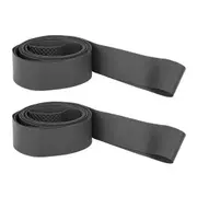 TDR 2pcs Rim Tape Inner Tube Protector Wheel Strip for 26" Mountain Bike, Grey, 19mm Width, Fits 1.75-2.25 Inch Tire Width, PVC Material