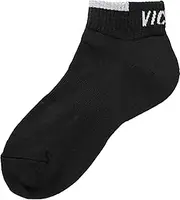 [VICTAS] V-SX515 Table Tennis Socks, Sweat Absorbent, Quick Drying, Stretchable, Antibacterial, Deodorizing, Black, L: 9.8-10.6 inches (25-27 cm) 562501