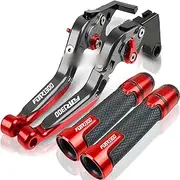 Motorcycle Adjustable Brake Clutch Levers Handlebar Grips for Y&amaha FJR1300 A 2004 2005 2006 2007 2008 2009 2010 2011 2012 2013 2014 2015 2016 2017 FJR1300A