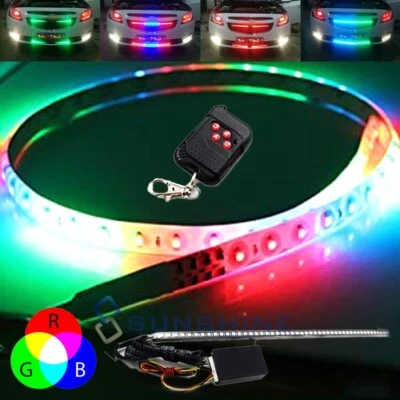 RGB LED Lamp Knight Rider Scanner Strip Light 7 color changing Strobe Lamp Strip