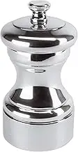Peugeot Salt Mignonnette, Metal Silver Inset, 7 x 7 x 10 cm