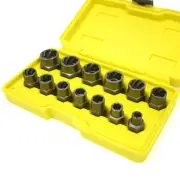 13pc 3/8" Drive Bolt Extractor Twist Socket Set Stud Nut 1/4" - 19mm Metric SAE