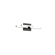 Kuzco Anello Minor 18" LED Vanity, Black/Frosted Acrylic Diffuser - VL52718-BK