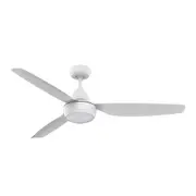 IXL Aeroflow Winglide Living Room AC Ceiling Fan w/ LED Light 132cm White