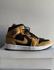 Nike Women's Air Jordan 1 Mid SE Desert Ochre Black DB5453-700 Size 10w/8.5m