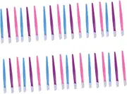 Baluue Nail Art Tool Kit 72pcs Plastic Cleaning Stick Cuticle Pusher for Salon Professionals