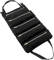 Closet Organizer Multi-Purpose Portable Car Bag Hanging Car Organizer Seat Back Storage Container with 5 Pockets Storage Organiser (Color : Black)