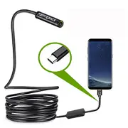 FANTRONICS USB Snake Inspection Camera, USB C Borescope, Scope Camera with 8 LED Lights for (16.4ft) OTG Android Phone, Windows PC, MacBook