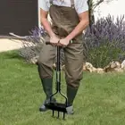 Manual Lawn Aerator Lawn Aerator Coring Tool with Cleaning Tool Corer Plug Aerat