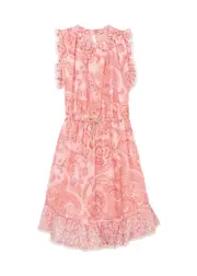 Zimmermann Kids Ottie Printed Cotton Dress (1-12 Years) - Pink - 06YR (6 Years) 06YR (6 years)