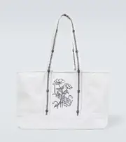 [Bode] Bode Laundry embroidered canvas tote bag