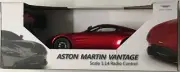 ASTON MARTIN VANTAGE SCALE 1:14 RADIO CONTROL CAR NEW (RED) #9250NOB