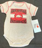 University of Arkansas Razorbacks Infant Romper - 6-9 Months (UAR-05)