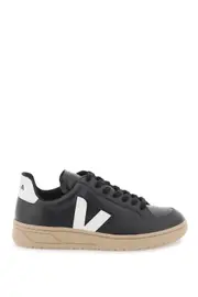 [VEJA] VEJA leather v-12 sneakers 39 Black