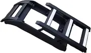 Compatible For Chery Jetour Traveler T2 2023 2024 Roof Side Ladder Aluminum Alloy Side Climb Rear Window Folding Ladder Frame Accessories(Silver Black)