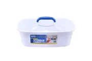 1PK Plastic Cleaning and Storage Caddy with Carry Handle Kitchen Bathroom 18.5Cm