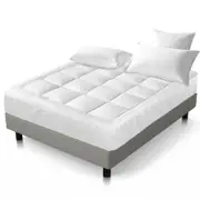 Bamboo Fibre Mattress Topper Protector - King