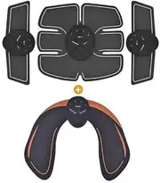 GerOr Electric Muscle Stimulator EMS Wireless Buttocks Hip Trainer Abdominal ABS Stimulator Fitness Body Slimming Massager