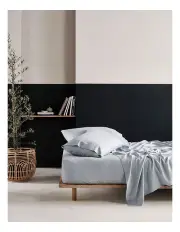 [Linen House] Rejeaneration Rialta Sheet Set in Silver