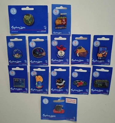 Sydney 2000 Olympic Games Sleeps to Go Pins