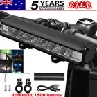 40000mAh LED Bicycle Bike Lights Front Rear Tail Lamp Rechargeable Set 5 Modes