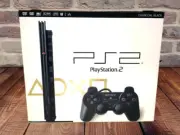 Sony PlayStation 2 PS2 Console Controller Black SCPH-77000 CB Rare Unused Japan