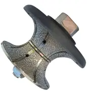 2 Inch (50 MM) and 2 3/8 Inch (60 MM) Full Bullnose router bit granite concrete
