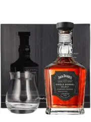 Jack Daniels Single Barrel Select 47% ABV + Glencairn Crystal Snifter Glass Pack