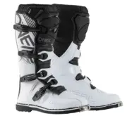 ONEAL ELEMENT BOOTS MOTOCROSS TRAIL ATV TOE GUARD CUSHIONED INSOLE WHITE MENS 10