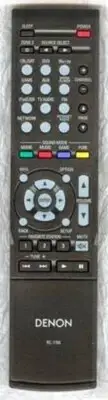 RC-1168 NEW FOR DENON AVR-1713 OEM A/V RECEIVER REMOTE CONTROL PN: 30701010300AD