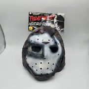 Vintage Y2K Rubie's FRIDAY THE 13th JASON VOORHEES Pullover Mask New With Tags