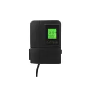 Fusion Low Voltage Outdoor LED Lighting Transformer with Timer, 50 Watt, Black