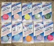 Lot Of 10 Dylon Cold Water Fabric Dye Batikit Tie-Dye Vintage Old Stock