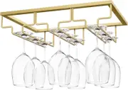 Wine Glass Rack - under Cabinet Stemware Wine Glass Hanger Rack Holder for Bar K