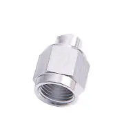 Aeroflow Brand Flare Cap Female -3 AN Silver -3 AN Female Blank Off