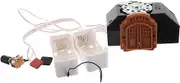 GARVALON Traditional Cuckoo Clock Movement No Hook Easy Install Replacement Mechanism for Wall Clocks Vintage Style