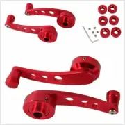 Red Billet Aluminium Car Window Door Winder Handle Crank Knob For Nissan Toyota (for: Nissan)