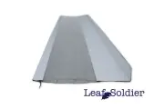 LEAF SOLDIER PRO GRADE GUTTER GUARD - 6" WHITE - FREE SCREWS/SHIP