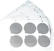 [iplusmile] 120Pcs Aluminum Foil Seal Lids for Espresso Cups Reusable Stickers for Capsule Coffee Makers Easy to Use Espresso Lids Seal Stickers for Home Brewing
