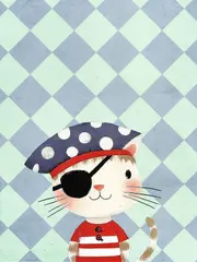 [Namly Design] Poster - Pirate Cat