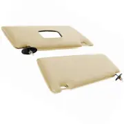 UNPERFORATED MIRROR CREAM LHD SUNVISORSFOR MERCEDES W123 S123 SUN VISOR. BEIGE