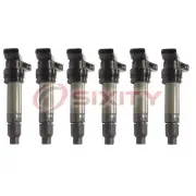 6 pc Hitachi Ignition Coils for 2007-2015 Volvo S80 3.0L 3.2L L6 Spark Plug cd (for: Volvo)