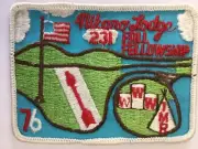Mikno Lodge 231 1976 Fall Fellowship pocket patch