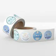 250 Stickers for Christening and Children, for Party Favours, Stickers, Bollini, Christening and Boys, with My Christening - Personalised Labels, Stickers for Children