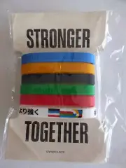 Tokyo 2020 Olympics Stronger Together Wristband Pack Issued to Olympic Athletes